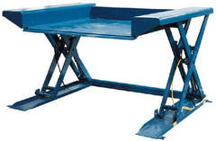 Vestil - 2,000 Lb Capacity Ground Scissor Lift Table - 1/2" Lift Height, 50" Platform Length x 52" Platform Width - Apex Tool & Supply