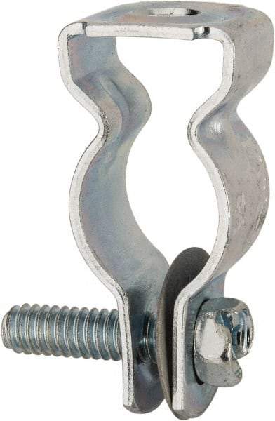 Cooper B-Line - Steel Rigid/EMT Conduit Hanger with Bolt - 1/2" EMT, 1/2" Rigid, 1/4" Rod, Zinc Plated Finish - Apex Tool & Supply