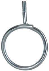 Cooper B-Line - 2" Pipe, Steel Threaded Bridle Rings - Silver, Zinc Plated, 50 Lb Capacity - Apex Tool & Supply