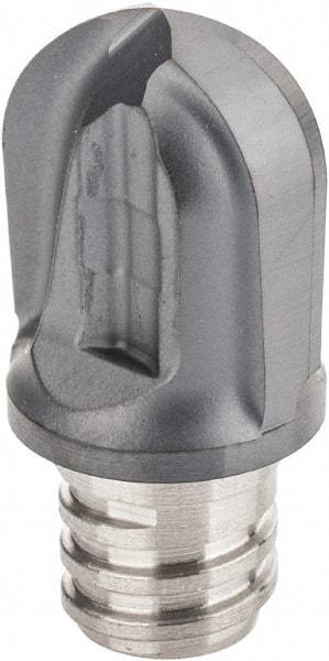 Iscar - MM HCR Grade IC908 Carbide Ball Nose Milling Tip Insert - TiAlN Finish, 2 Flutes, 3/8" Cutting Diam, 0.38" Depth of Cut, 0.189" Cnr Rad - Apex Tool & Supply