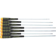 Wiha - 7 Piece Slotted & Phillips Screwdriver Set - Comes in Vinyl Pouch - Apex Tool & Supply