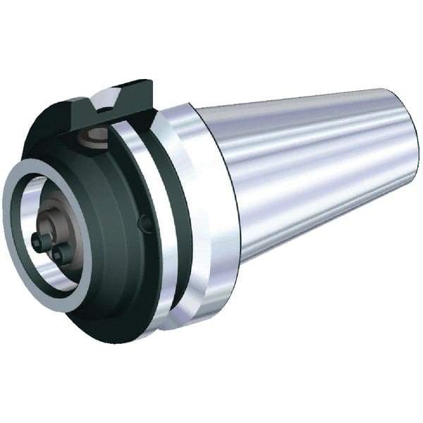 Kennametal - KM32 System Size, BT50 Taper, Modular Tool Holding System Adapter - 90mm Projection, 2-3/4" Body Diam, 191.8mm OAL, Through Coolant - Exact Industrial Supply