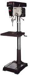 Jet - 20" Swing, Step Pulley Drill Press - 12 Speed, 1 hp, Single Phase - Apex Tool & Supply
