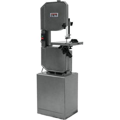 Jet - 13-1/2 Inch Throat Capacity, Variable Speed Pulley Vertical Bandsaw - 2600 (Wood), 90 to 340 (Metal) SFPM, 1 HP, Single Phase - Apex Tool & Supply