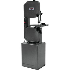 Jet - 13-1/2 Inch Throat Capacity, Step Pulley Vertical Bandsaw - 3300 (Wood), 39, 57, 78, 107, 142, 196, 278 (Metal) SFPM, 1 HP, Three Phase - Apex Tool & Supply