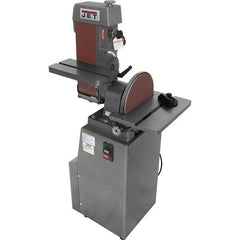 Jet - 48 Inch Long x 6 Inch Wide Belt, 12 Inch Diameter, Horizontal and Vertical Combination Sanding Machine - 2,850 Ft./min Belt Speed, 1-1/2 HP, Single Phase - Apex Tool & Supply