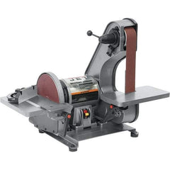 Jet - 42 Inch Long x 2 Inch Wide Belt, 8 Inch Diameter, Horizontal and Vertical Combination Sanding Machine - 3,100 Ft./min Belt Speed, 3/4 HP, Single Phase - Apex Tool & Supply
