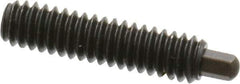 Vlier - 1/4-20, 1" Thread Length, 3/16" Plunger Projection, Steel Threaded Spring Plunger - 1/8 (Hex)" Max Plunger Diam, 1" Plunger Length, 1 Lb Init End Force, 4 Lb Final End Force, 1/8" Hex - Apex Tool & Supply