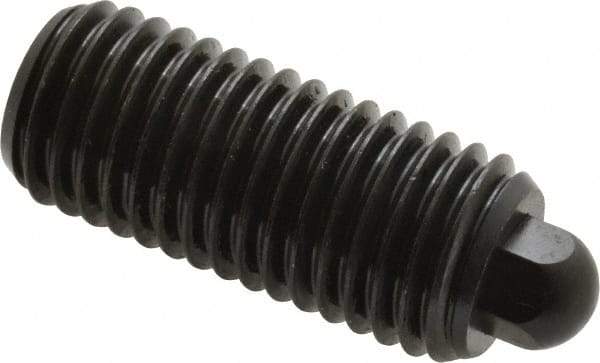 Vlier - 3/4-10, 1-3/4" Thread Length, 5/16" Plunger Projection, Steel Threaded Spring Plunger - 3/8 (Hex)" Max Plunger Diam, 1-3/4" Plunger Length, 6.7 Lb Init End Force, 37.3 Lb Final End Force, 3/8" Hex - Apex Tool & Supply