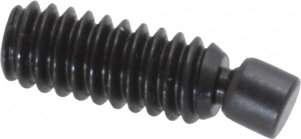 Vlier - 1/4-20, 3/4" OAL, Alloy Steel, Swivel Pad - Apex Tool & Supply