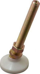 Vlier - 1/2-13 Bolt Thread, Studded Pivotal Stud Mount Leveling Pad & Mount - 700 Max Lb Capacity, 1-7/8" Base Diam - Apex Tool & Supply