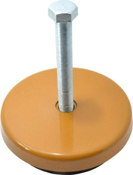 Barrymount - Stud Mount Leveling Pad & Mount - 13,000 Max Lb Capacity, 9" Base Diam - Apex Tool & Supply