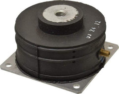 Barrymount - 1/2-13 Bolt Thread, 4.19" Wide Stud Mount Leveling Pad & Mount - 300 Max Lb Capacity, 4.14" Base Diam - Apex Tool & Supply