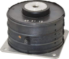 Barrymount - 1/2-13 Bolt Thread, 5.13" Wide Stud Mount Leveling Pad & Mount - 600 Max Lb Capacity, 5" Base Diam - Apex Tool & Supply