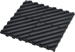 Barrymount - 4" Long x 4" Wide x 5/16" Thick, Neoprene, Machinery Leveling Pad & Mat - Apex Tool & Supply