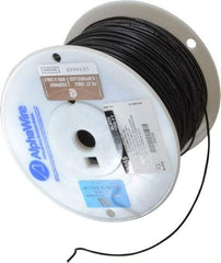 Alpha Wire - 18 AWG, 16 Strand, 305 m OAL, Tinned Copper Hook Up Wire - Black PVC Jacket, 0.079" Diam - Apex Tool & Supply