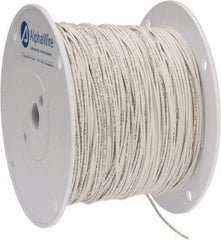 Alpha Wire - 18 AWG, 16 Strand, 305 m OAL, Tinned Copper Hook Up Wire - White PVC Jacket, 0.079" Diam - Apex Tool & Supply