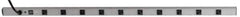 Wiremold - 10 Outlets, 120 Volts, 20 Amps, 6' Cord, Power Outlet Strip - Rack Mount, L5-20P NEMA Configuration, cULus, UL Listed File 1449 - Apex Tool & Supply