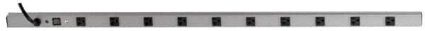 Wiremold - 10 Outlets, 120 Volts, 20 Amps, 15' Cord, Power Outlet Strip - Rack Mount, L5-20P NEMA Configuration, cULus, UL Listed File 1449 - Apex Tool & Supply