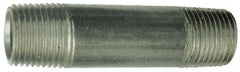 B&K Mueller - Schedule 40, 3/8" Diam x 11" Long Steel Black Pipe Nipple - Threaded - Apex Tool & Supply
