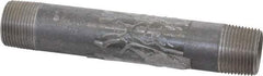 B&K Mueller - Schedule 40, 1" Diam x 7" Long Steel Black Pipe Nipple - Threaded - Apex Tool & Supply