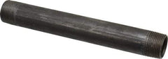 B&K Mueller - Schedule 40, 1" Diam x 9" Long Steel Black Pipe Nipple - Threaded - Apex Tool & Supply