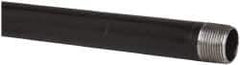 B&K Mueller - Schedule 40, 1" Diam x 48" Long Steel Black Pipe Nipple - Threaded - Apex Tool & Supply