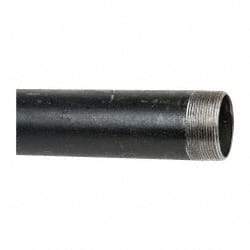 B&K Mueller - Schedule 40, 2" Diam x 60" Long Steel Black Pipe Nipple - Threaded - Apex Tool & Supply