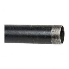 B&K Mueller - Schedule 40, 2" Diam x 60" Long Steel Black Pipe Nipple - Threaded - Apex Tool & Supply