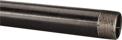 B&K Mueller - Schedule 40, 1-1/4" Diam x 72" Long Steel Black Pipe Nipple - Threaded - Apex Tool & Supply