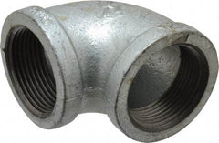 B&K Mueller - Class 150, 1-1/4" Galvanized Pipe 90° Elbow - Threaded, Malleable Iron - Apex Tool & Supply