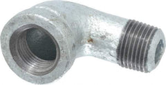 B&K Mueller - Class 150, 3/8" Galvanized Pipe 90° Street Elbow - Threaded, Malleable Iron - Apex Tool & Supply