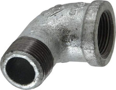 Value Collection - Class 150, 3/4" Galvanized Pipe 90° Street Elbow - Threaded, Malleable Iron - Apex Tool & Supply