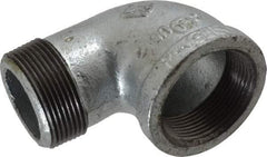 Value Collection - Class 150, 1-1/2" Galvanized Pipe 90° Street Elbow - Threaded, Malleable Iron - Apex Tool & Supply