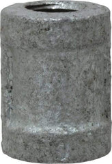B&K Mueller - Class 150, 1/8" Galvanized Pipe Coupling (Right Hand) - Threaded, Malleable Iron - Apex Tool & Supply