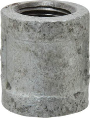 B&K Mueller - Class 150, 3/8" Galvanized Pipe Coupling (Right Hand) - Threaded, Malleable Iron - Apex Tool & Supply