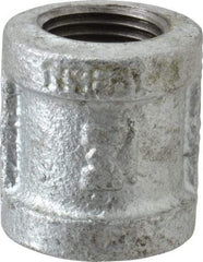 B&K Mueller - Class 150, 1/2" Galvanized Pipe Coupling (Right Hand) - Threaded, Malleable Iron - Apex Tool & Supply