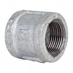 B&K Mueller - Class 150, 1" Galvanized Pipe Coupling (Right Hand) - Threaded, Malleable Iron - Apex Tool & Supply