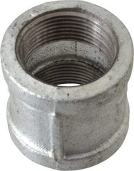 B&K Mueller - Class 150, 1-1/4" Galvanized Pipe Coupling (Right Hand) - Threaded, Malleable Iron - Apex Tool & Supply
