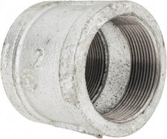 B&K Mueller - Class 150, 2" Galvanized Pipe Coupling (Right Hand) - Threaded, Malleable Iron - Apex Tool & Supply