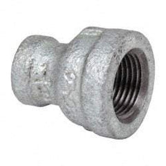 B&K Mueller - Class 150, 3/8 x 1/8" Galvanized Pipe Reducing Coupling - Threaded, Malleable Iron - Apex Tool & Supply