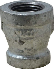 B&K Mueller - Class 150, 3/8 x 1/4" Galvanized Pipe Reducing Coupling - Threaded, Malleable Iron - Apex Tool & Supply