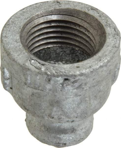 B&K Mueller - Class 150, 1/2 x 1/8" Galvanized Pipe Reducing Coupling - Threaded, Malleable Iron - Apex Tool & Supply