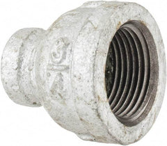 B&K Mueller - Class 150, 3/4 x 1/4" Galvanized Pipe Reducing Coupling - Threaded, Malleable Iron - Apex Tool & Supply