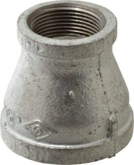 B&K Mueller - Class 150, 2 x 1-1/4" Galvanized Pipe Reducing Coupling - Threaded, Malleable Iron - Apex Tool & Supply