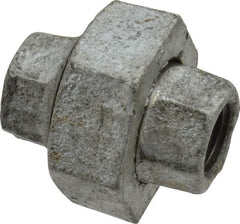 B&K Mueller - Class 150, 1/4" Galvanized Pipe Union - Threaded, Malleable Iron - Apex Tool & Supply