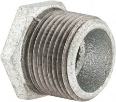 Value Collection - Class 150, 1 x 1/2" Galvanized Pipe Hex Bushing - Threaded, Malleable Iron - Apex Tool & Supply