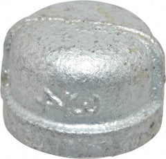 B&K Mueller - Class 150, 3/4" Galvanized Pipe End Cap - Threaded, Malleable Iron - Apex Tool & Supply