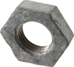 B&K Mueller - Class 150, 1/4" Galvanized Pipe Hex Locknut - Threaded, Malleable Iron - Apex Tool & Supply