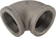 Value Collection - Size 2", Class 150, Malleable Iron Black Pipe 90° Elbow - 150 psi, Threaded End Connection - Apex Tool & Supply